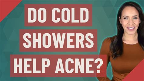 does cold showers help acne